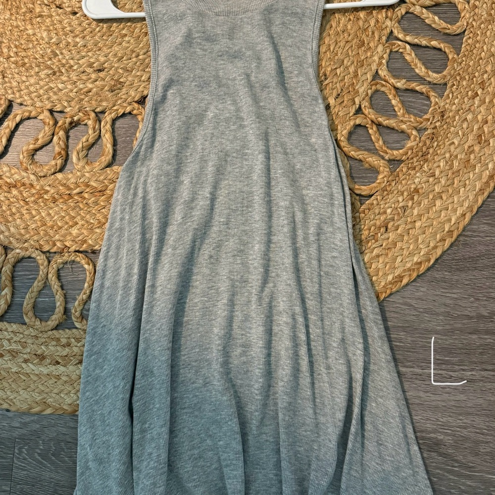 Gray Sleeveless Tank Top
